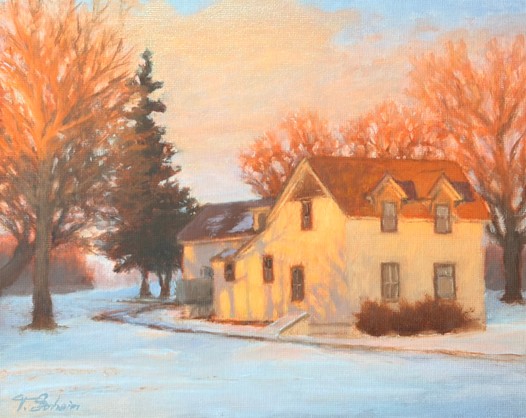 Sunlit Winter Home