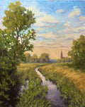 Distant Spire In Morning Light